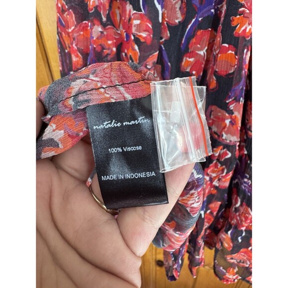 Natalie Martin Floral Naomi Mini Dress Indiana Mini NWT SZ S - Picture 10 of 11